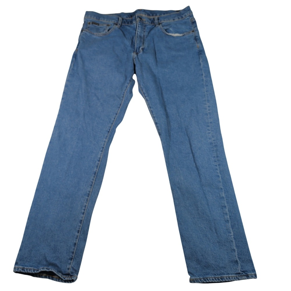 Brooks Brothers Jeans Mens 38x32 Blue Straight Leg Cotton Blend Stretch Denim